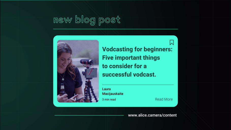 Vodcasting for beginners: Five important things to consider
